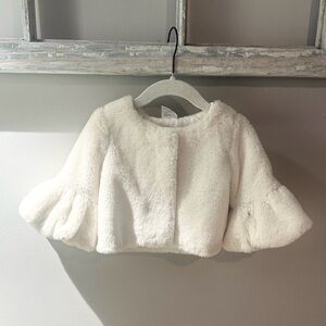 Girls Plush Boutique Coat